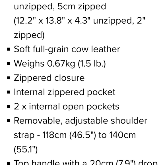 The Wanderers Travel Co "Santorini" Navy Leather NWT Xbody (from Australia) - Picture 16 of 17